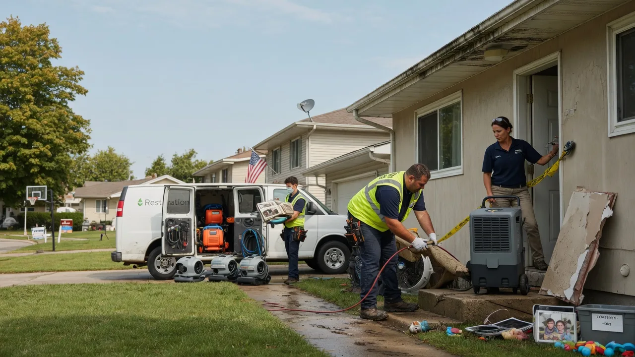 Water Damage Restoration in Tonica, IL near me